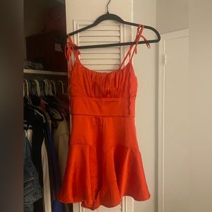 princess polly red romper